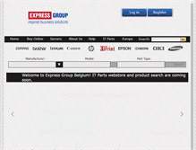 Tablet Screenshot of expressgroup.be