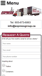 Mobile Screenshot of expressgroup.ca