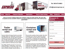 Tablet Screenshot of expressgroup.ca